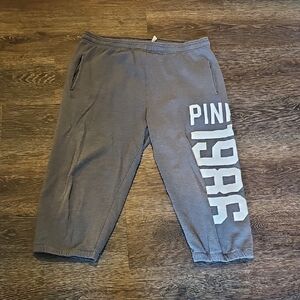 Gray PINK Sweatpants